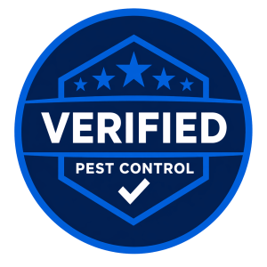 Verified Pest Control Blue Crest